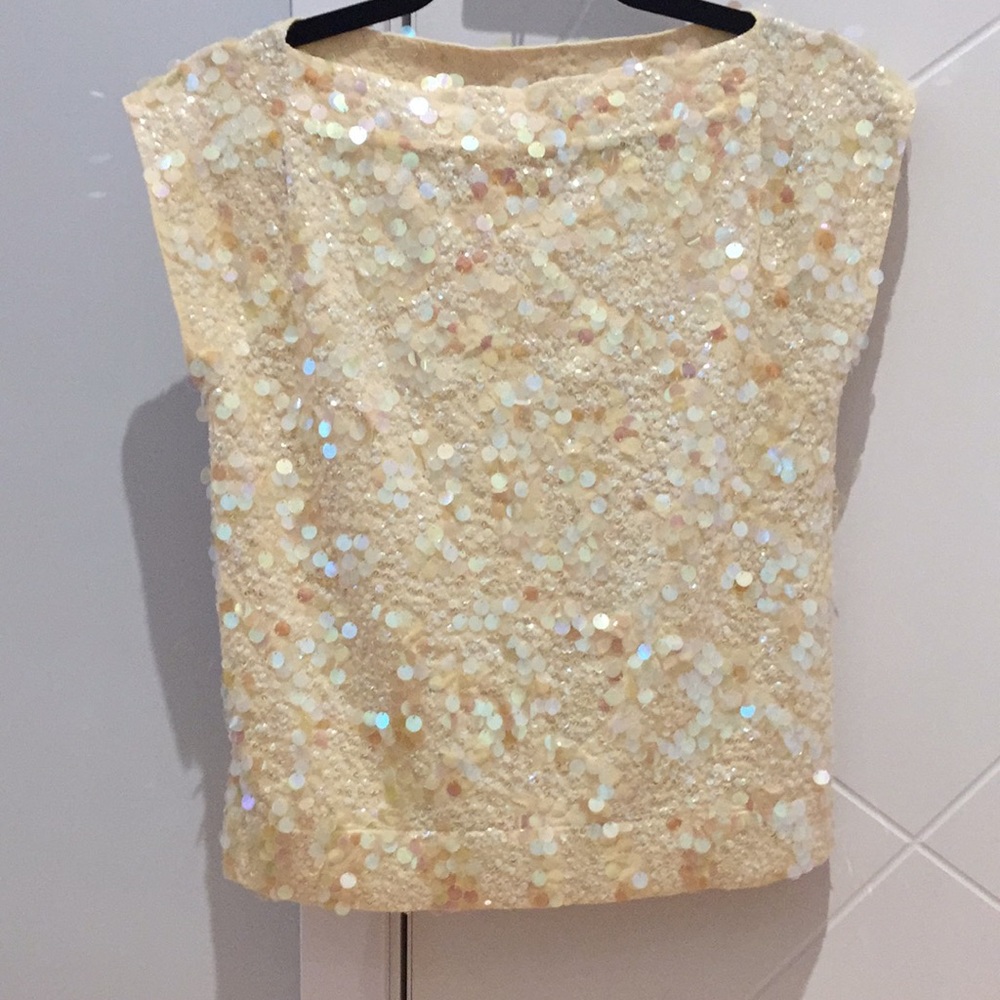 Plein Sud top cream color good condition EUR 42